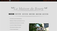 Desktop Screenshot of lamaisondubourg.com