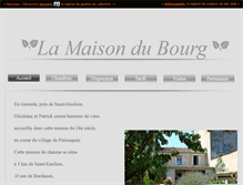 Tablet Screenshot of lamaisondubourg.com